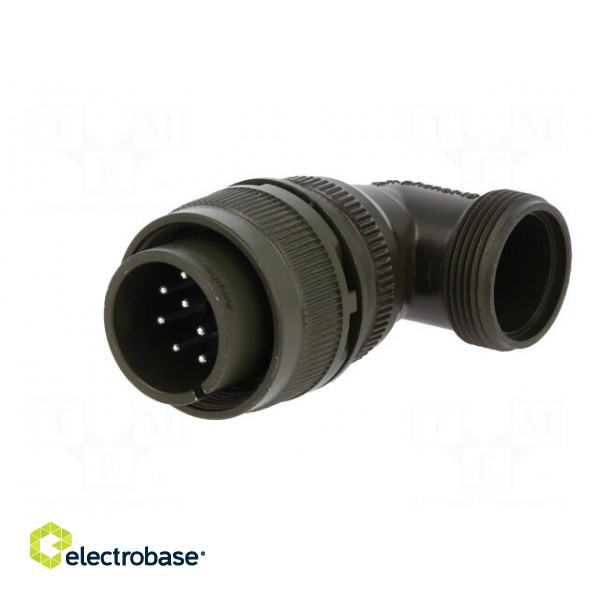 Connector: circular | Series: DS/MS | plug | male | PIN: 10 | for cable paveikslėlis 2
