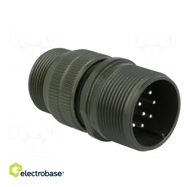 Connector: circular | Series: DS/MS | plug | male | PIN: 10 | for cable image 8