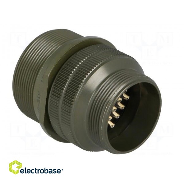 Connector: circular | plug | for cable | PIN: 37 | male | soldering | 13A image 4
