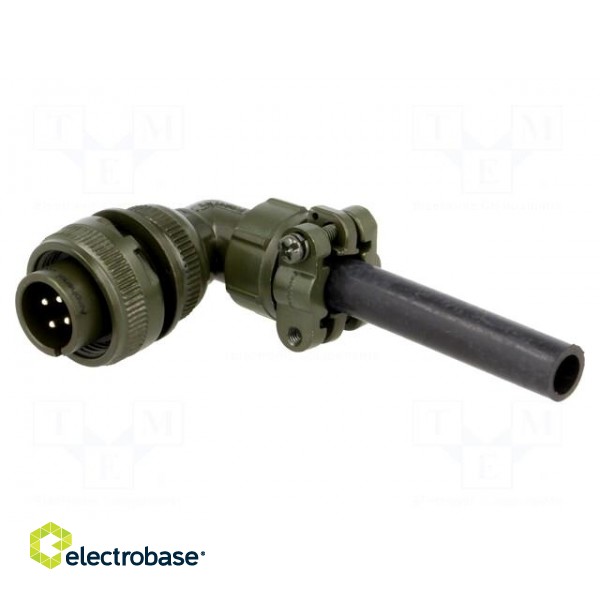 Connector: circular | Series: DS/MS | plug | male | PIN: 4 | for cable paveikslėlis 1