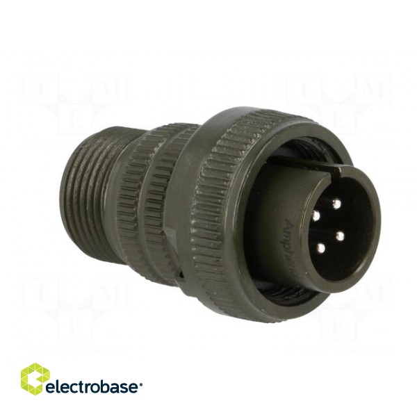 Connector: circular | Series: DS/MS | plug | male | PIN: 4 | for cable фото 8