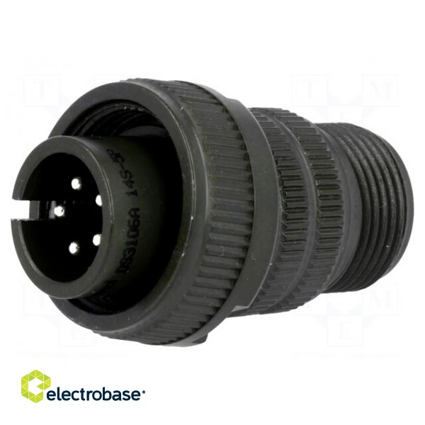 Connector: circular | Series: DS/MS | plug | male | PIN: 5 | for cable image 1