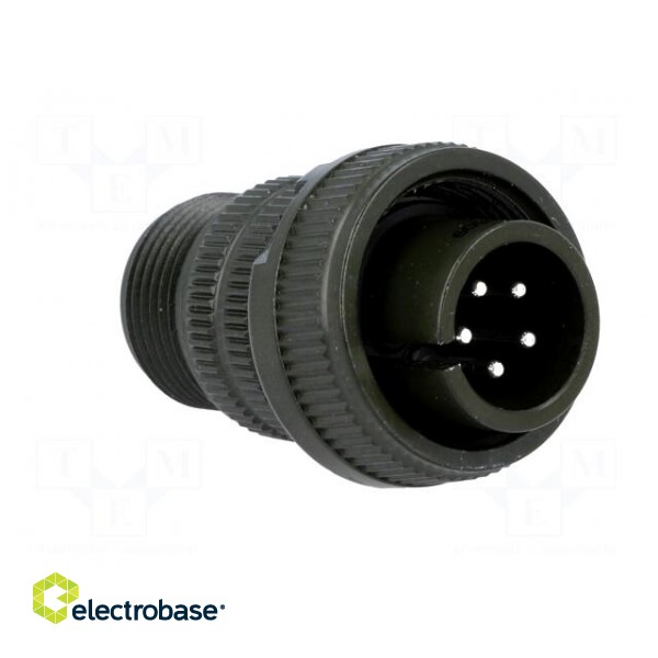 Connector: circular | Series: DS/MS | plug | male | PIN: 5 | for cable image 8