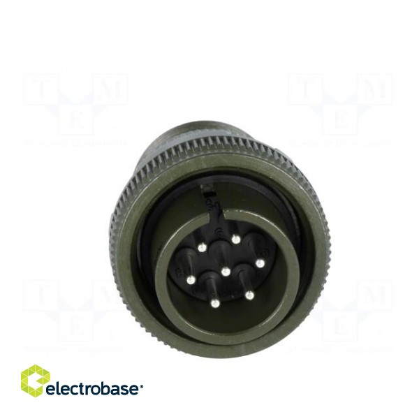 Connector: circular | plug | for cable | PIN: 7 | male | soldering | MS/DS image 9