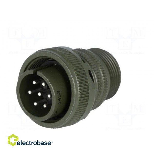Connector: circular | Series: DS/MS | plug | male | PIN: 7 | for cable фото 2