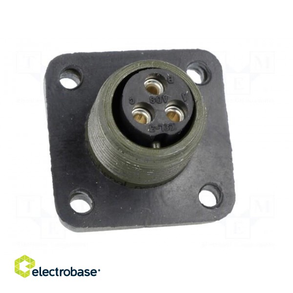 Connector: circular | Series: DS/MS | socket | female | PIN: 3 | 13A image 9