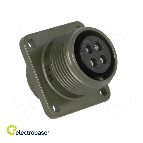 Connector: circular | size 14S | MS/DS | aluminium alloy | olive | 13A image 8