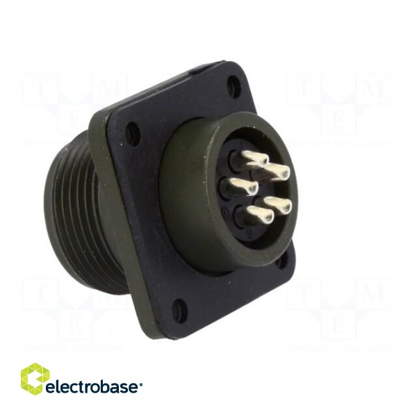 Connector: circular | Series: DS/MS | socket | female | PIN: 5 | 13A image 4