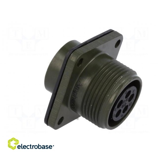 Connector: circular | socket | PIN: 5 | female | soldering | MS/DS | 13A image 8