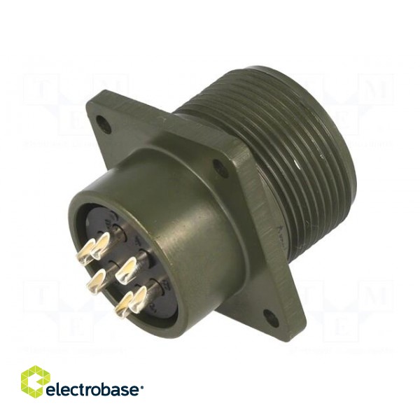 Connector: circular | Series: DS/MS | socket | female | PIN: 6 | 13A image 6