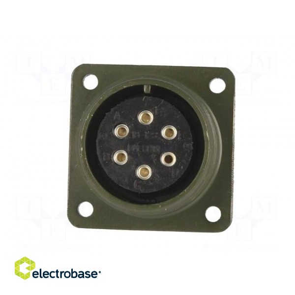 Connector: circular | Series: DS/MS | socket | female | PIN: 6 | 13A image 9