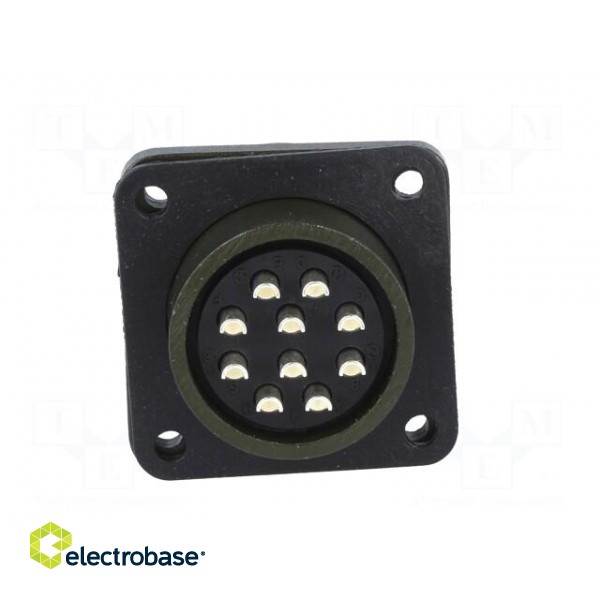 Connector: circular | socket | PIN: 10 | male | soldering | MS/DS | 13A image 5