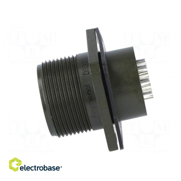 Connector: circular | Series: DS/MS | socket | male | PIN: 10 | soldering paveikslėlis 3