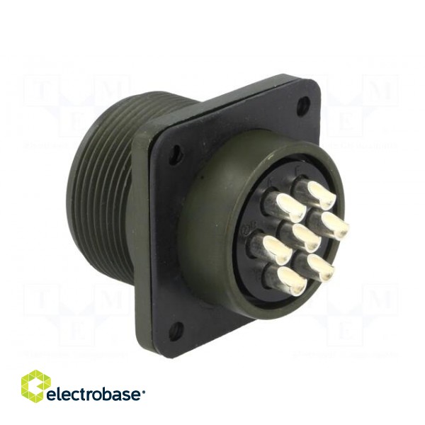 Connector: circular | Series: DS/MS | socket | male | PIN: 7 | soldering paveikslėlis 4