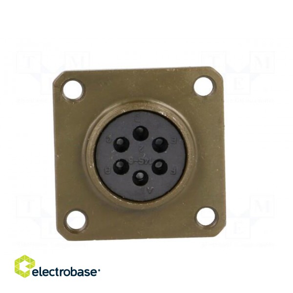 Connector: circular | VG95234 | socket | female | PIN: 6 | with contacts image 5