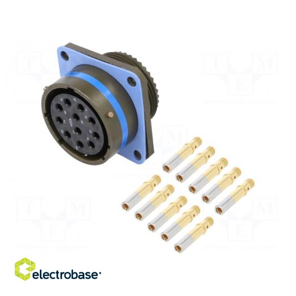 Connector: circular | D38999 series I | socket | female | PIN: 11 | 23A image 1