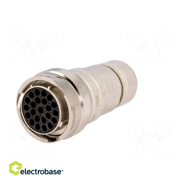 Connector: circular | plug | for cable | PIN: 23 | female | crimped | IP67 image 2