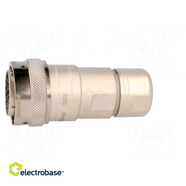 Connector: circular | plug | for cable | PIN: 23 | female | crimped | IP67 image 3