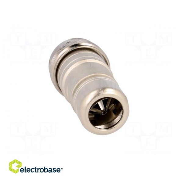 Connector: circular | plug | for cable | PIN: 23 | female | crimped | IP67 image 5