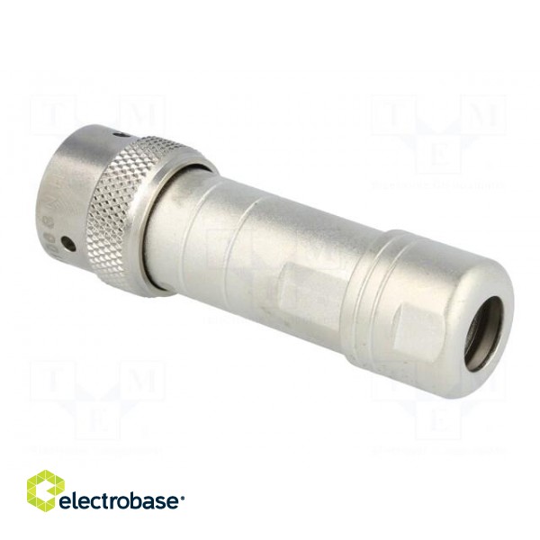 Connector: circular | plug | for cable | PIN: 6 | female | crimped | RT360 image 4