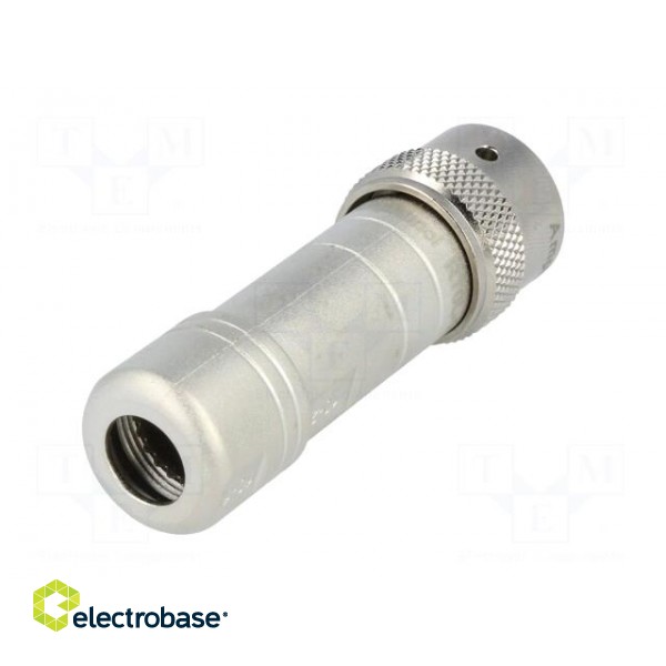 Connector: circular | plug | for cable | PIN: 6 | female | crimped | RT360 image 6