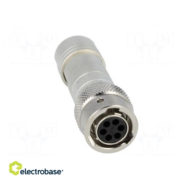 Connector: circular | plug | for cable | PIN: 6 | female | crimped | RT360 image 9