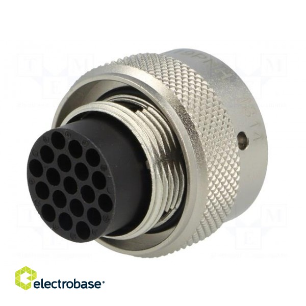Connector: circular | Series: RT360 | plug | male | for cable | PIN: 19 image 2