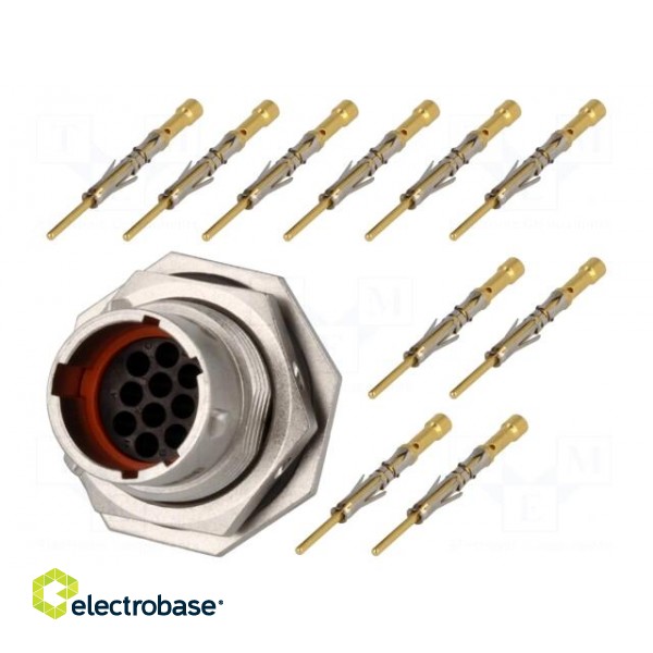 Connector: circular | Series: RT360 | socket,plug | male | crimped фото 1