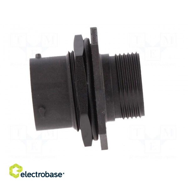 Connector: circular | socket | for panel mounting,front side nut image 3