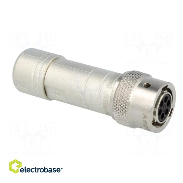 Connector: circular | plug | for cable | PIN: 6 | female | crimped | RT360 image 8