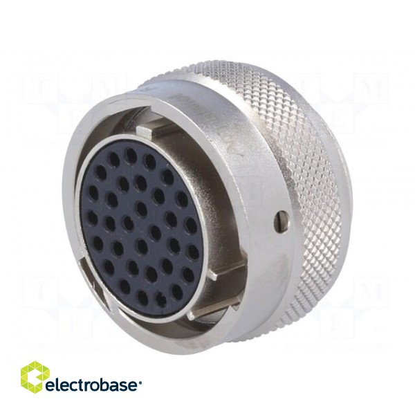 Connector: circular | Series: RT360 | plug | female | for cable | PIN: 32 image 1