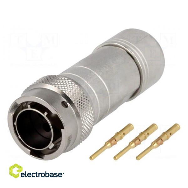 Connector: circular | Series: RT360 | plug | male | crimped | for cable image 1