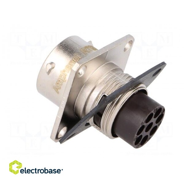 Connector: circular | Series: RT360 | socket | male | crimped | PIN: 8 image 4