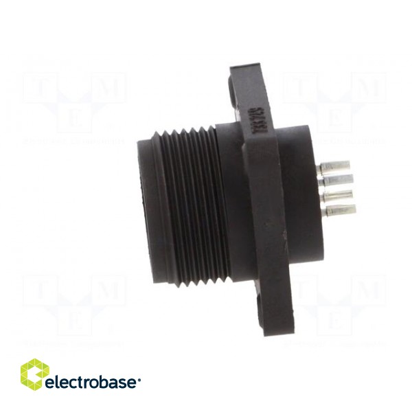 Connector: circular | socket | Series: CM | IP67 | PIN: 4 | male | 10A | 50V image 3