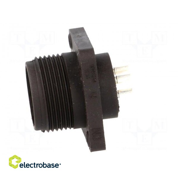 Connector: circular | socket | Series: CM | IP67 | PIN: 5 | male | 10A | 50V image 3