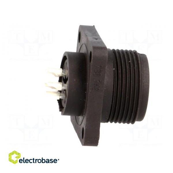 Connector: circular | socket | Series: CM | IP67 | PIN: 5 | male | 10A | 50V image 7