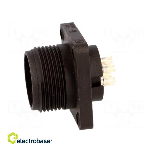 Connector: circular | socket | Series: CM | IP67 | PIN: 6 | male | 10A | 50V image 3