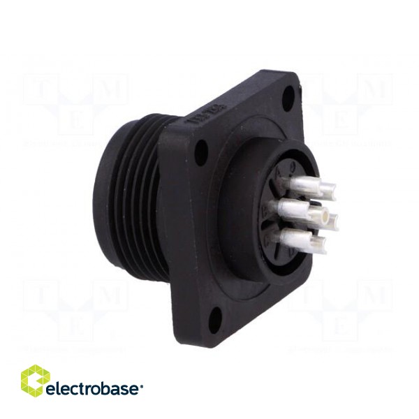 Connector: circular | socket | Series: CM | IP67 | PIN: 7(6+1) | male | 10A image 4
