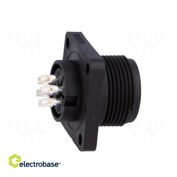 Connector: circular | socket | CM | IP67 | PIN: 7(6+1) | male | 10A | 50V image 7
