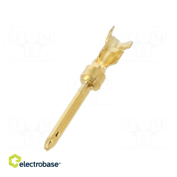 Contact | male | 20 | brass | gold-plated | 0.2÷0.6mm2 | 24AWG÷20AWG