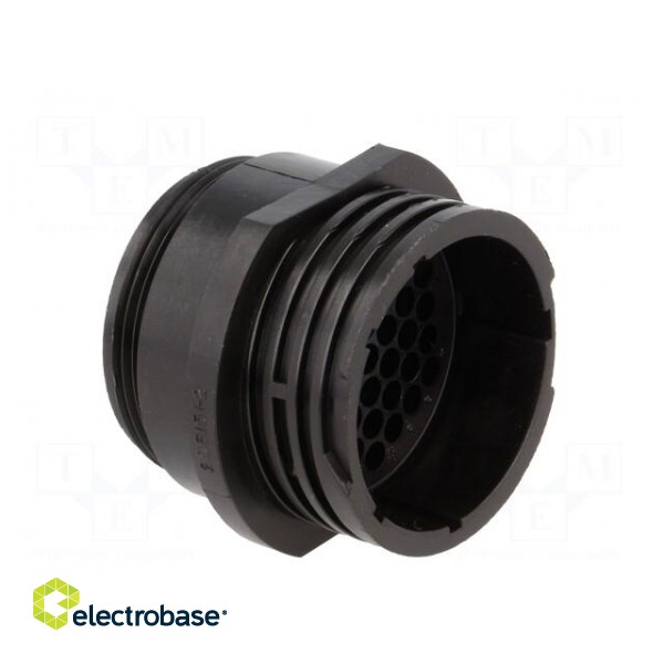 Connector: circular | plug | male | PIN: 37 | w/o contacts | for cable image 8