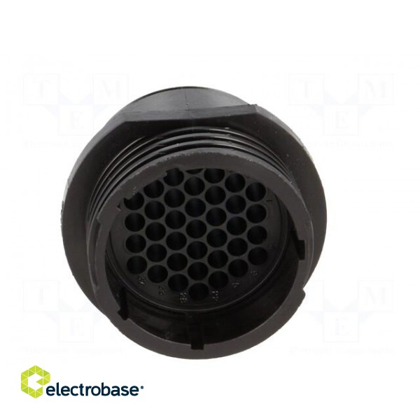 Connector: circular | plug | male | PIN: 37 | w/o contacts | for cable image 9