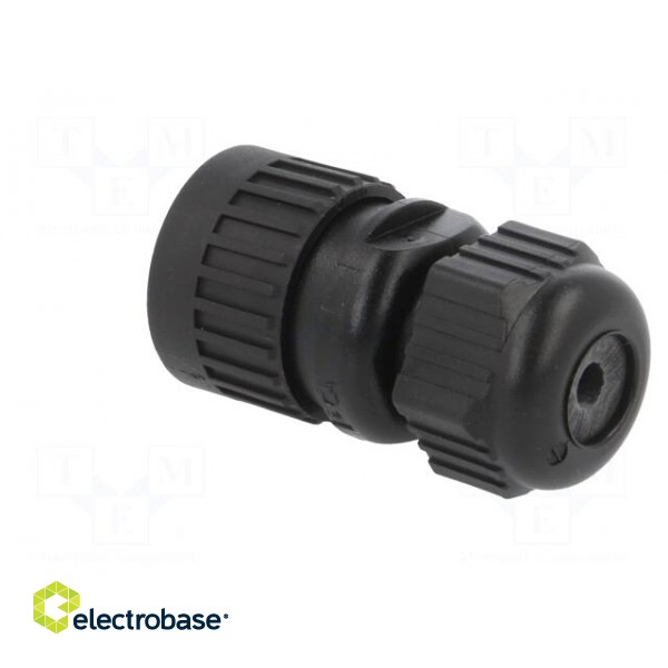 Connector: circular | female | IP67 | CA | for cable | straight paveikslėlis 4
