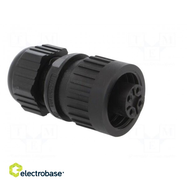Connector: circular | female | IP67 | CA | for cable | straight paveikslėlis 8