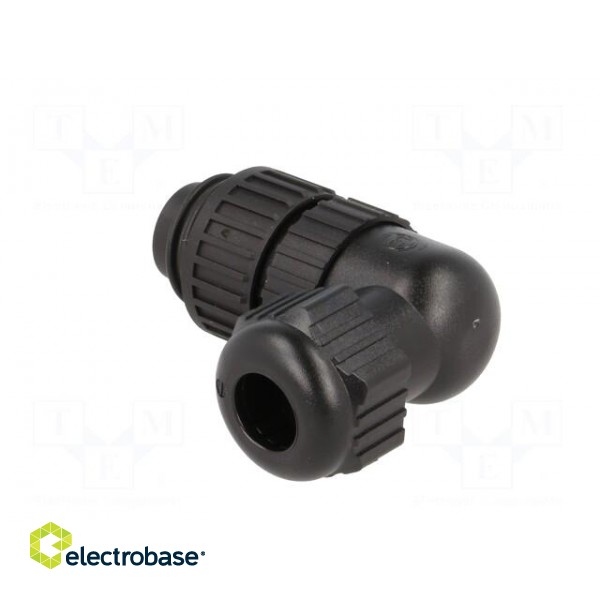 Connector: circular | plug | male | IP67 | CA | PIN: 4(3+1) | 3+PE | 400V image 4