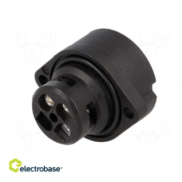 Connector: circular | socket | female | IP67 | CA | PIN: 4(3+1) | 3+PE image 6