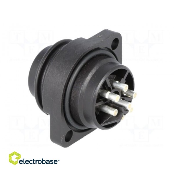Connector: circular | socket | male | IP67 | CA | PIN: 7(6+1) | 6+PE | 250V image 4