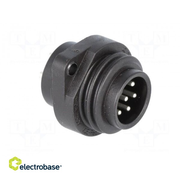 Connector: circular | socket | male | IP67 | CA | PIN: 7(6+1) | 6+PE | 250V image 8