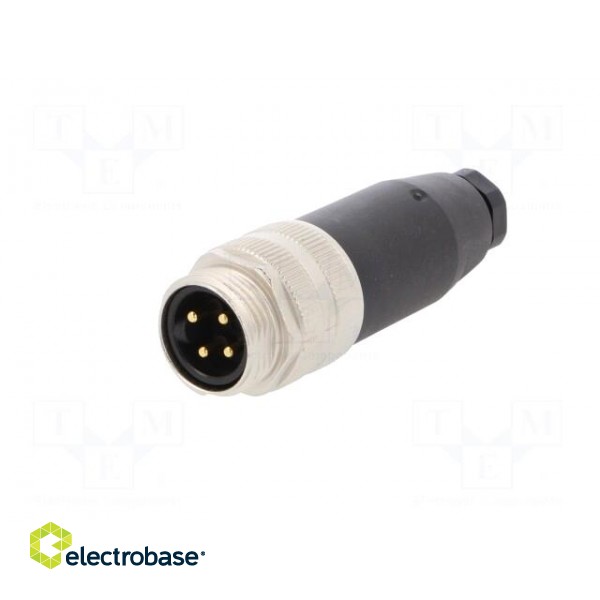 Plug | 7/8" | male | PIN: 4 | straight | threaded joint,external thread image 2