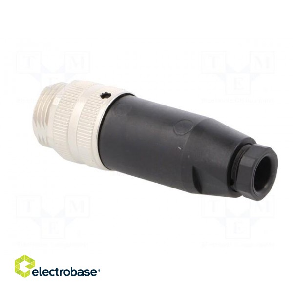 Plug | 7/8" | male | PIN: 5 | straight | for cable | 9A | IP67 | 250V | 6÷8mm image 4
